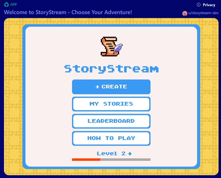 StoryStream – screenshot 1