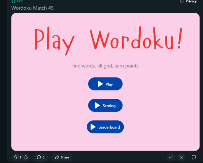Wordoku – screenshot 1