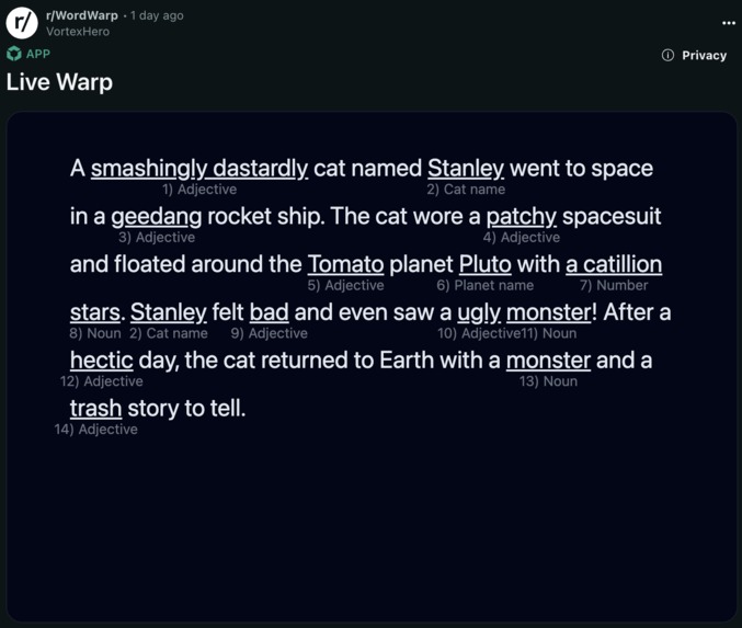 Word Warp – screenshot 1