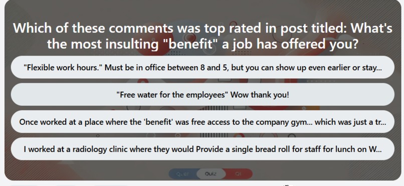 KarmaQuiz – screenshot 1