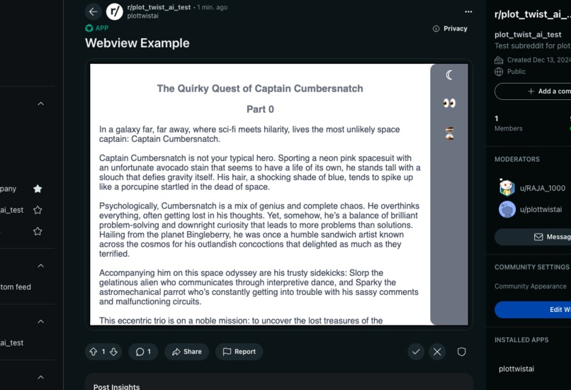 plot twist ai – screenshot 1