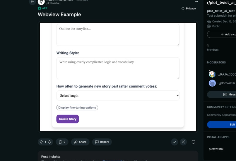 plot twist ai – screenshot 4