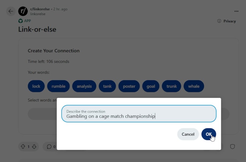 Link or else – screenshot 1