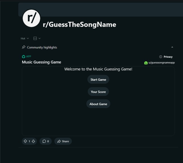 Guess The Song Name – screenshot 1