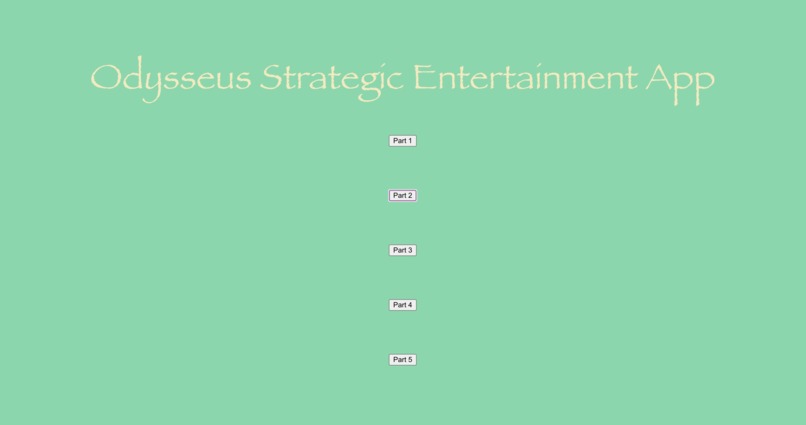 Odysseus Strategic Entertainment App – screenshot 1