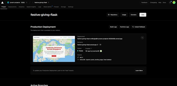 Team 10 Festive giving – screenshot 1