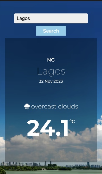 Weather-App – screenshot 1