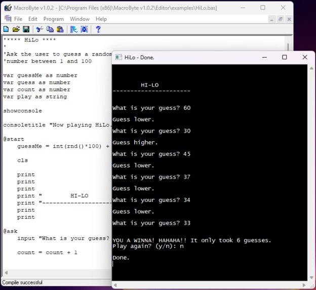 MacroByte – screenshot 1