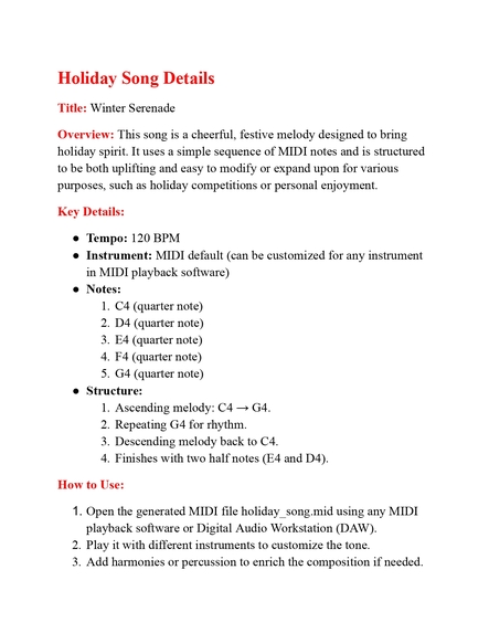 Winter Serenade - The 2024 Holiday Song  – screenshot 1