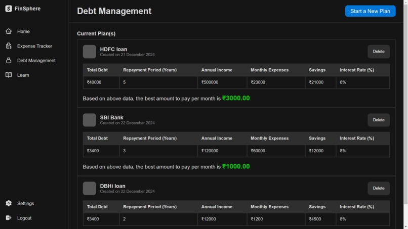 FinSphere – screenshot 4