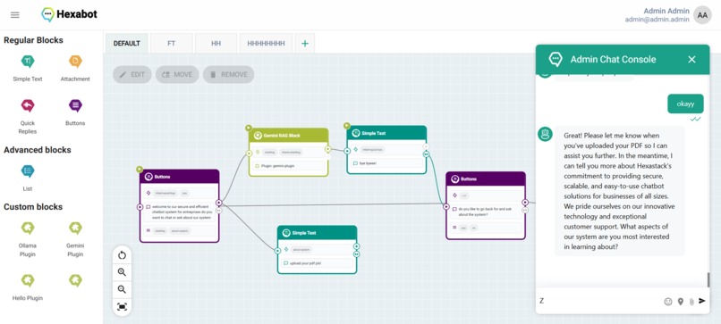 FortiChat: Secure AI Assistant for Enterprises – screenshot 1