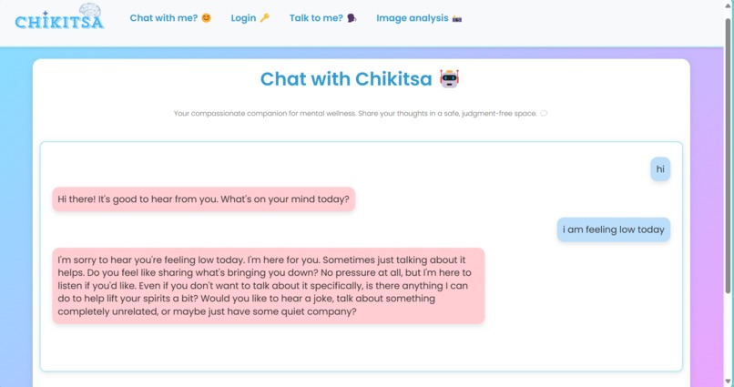 Chikitsa , Your friendly ai Companion – screenshot 2