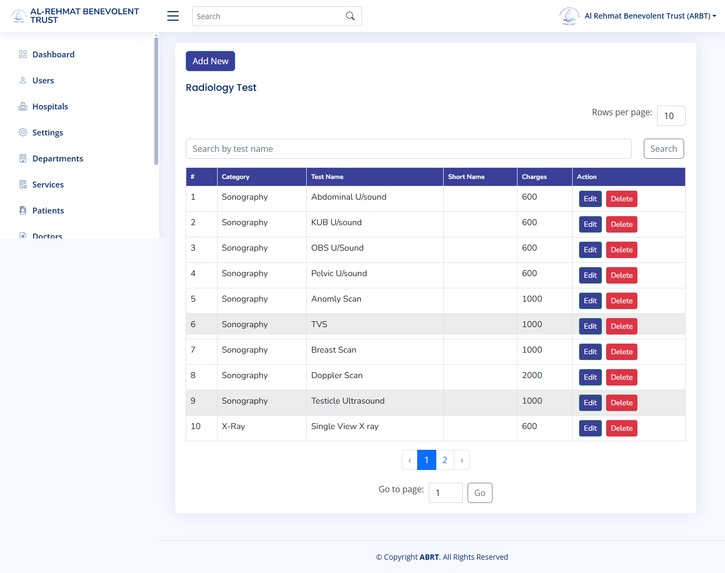 HIMS Hospital Management System – screenshot 5