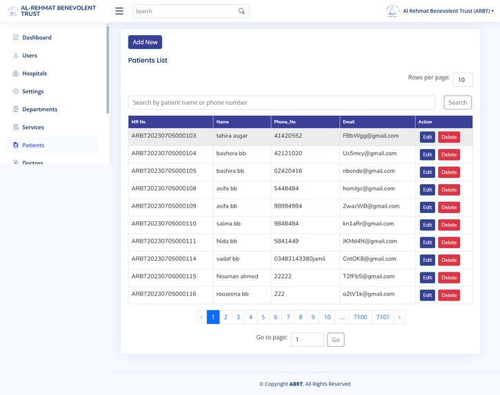 HIMS Hospital Management System – screenshot 6
