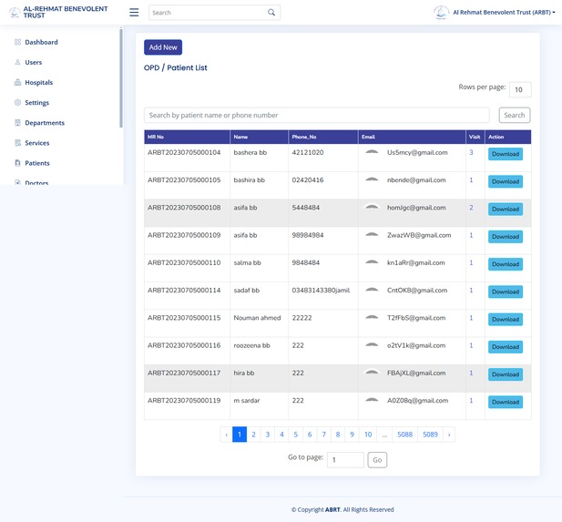 HIMS Hospital Management System – screenshot 7