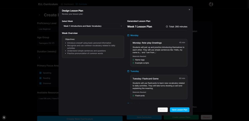 ÍTrailBlazerly(AI Curriculum Creator and Lesson Planner) – screenshot 1