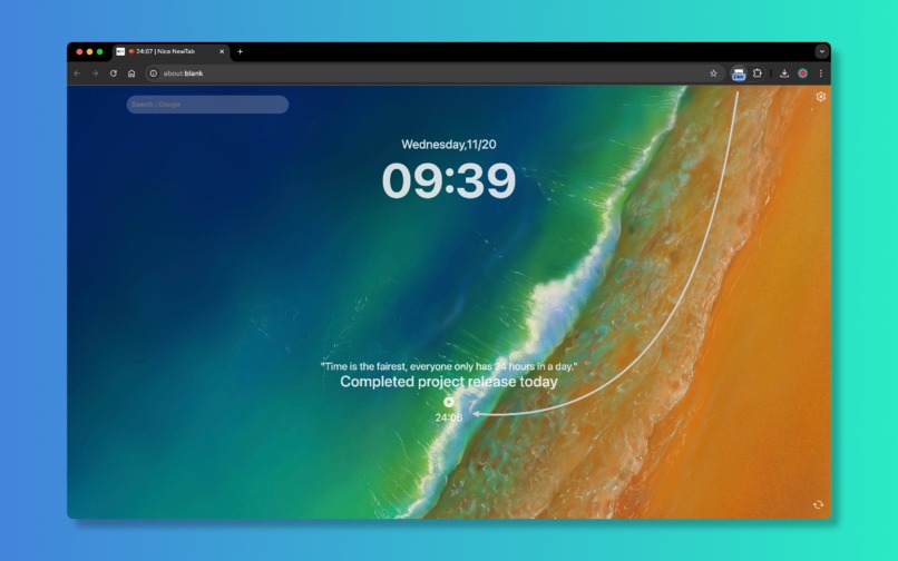 Nice NewTab – screenshot 5