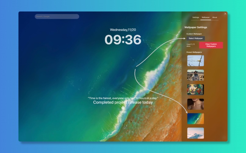 Nice NewTab – screenshot 4