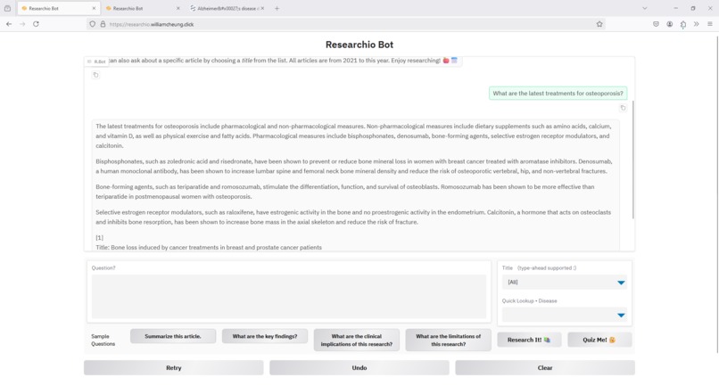 Researchio – screenshot 2