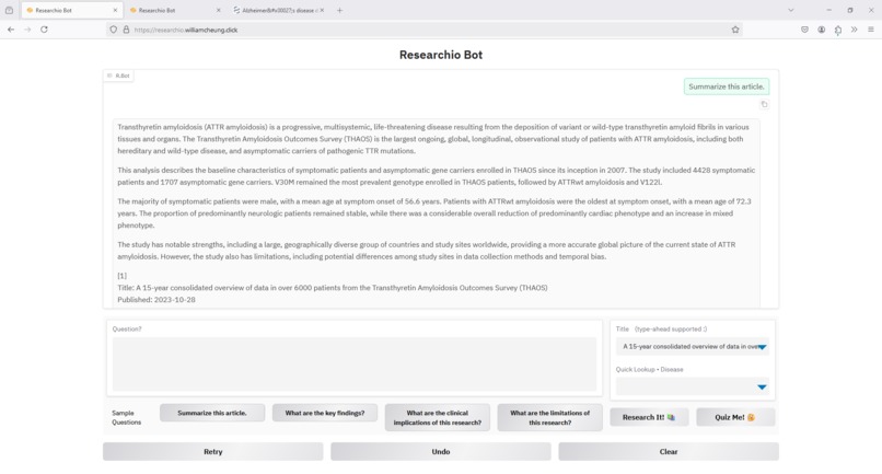 Researchio – screenshot 3