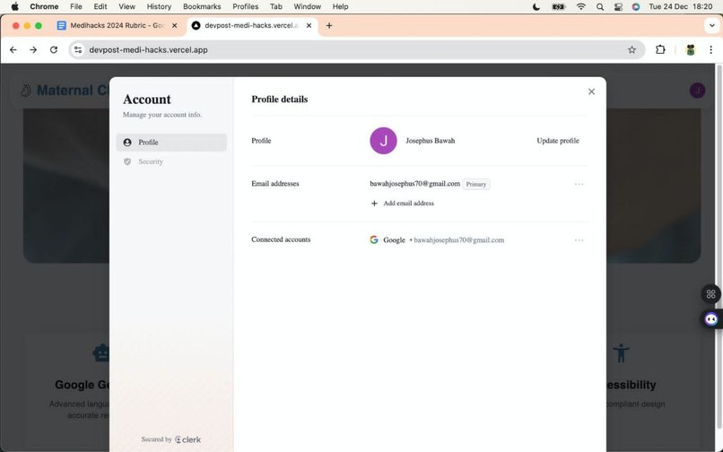 Maternal Chat Support – screenshot 3