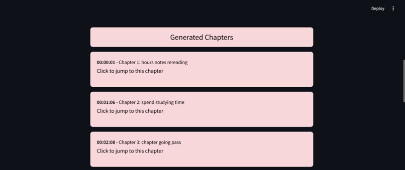 Youtube Video Chaptering  – screenshot 3