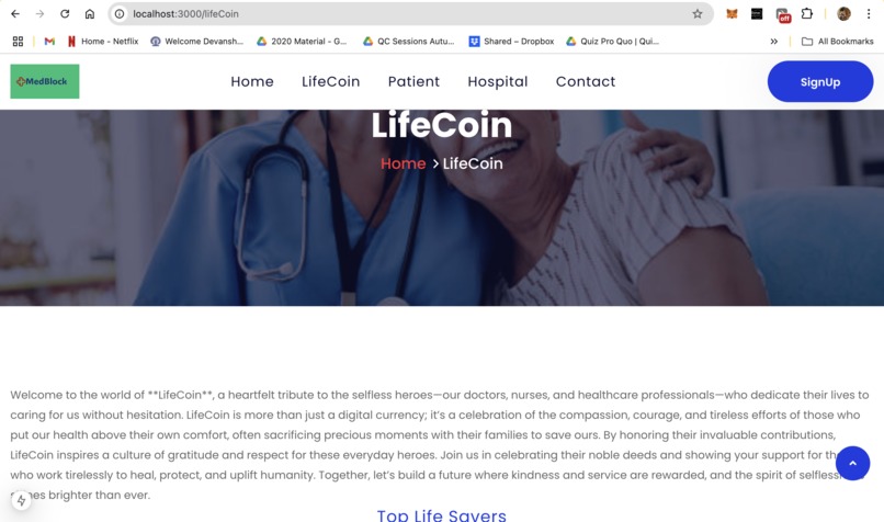 MedBlock – screenshot 1