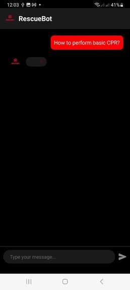 RescueBot – screenshot 2