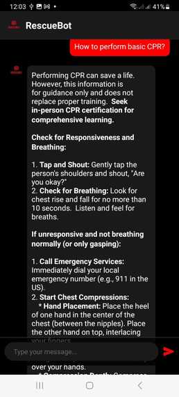 RescueBot – screenshot 6