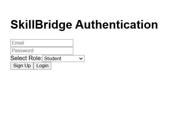 SkillBridge – screenshot 1