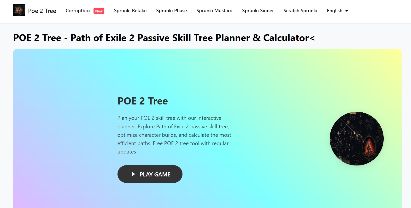 POE 2 Tree Path of Exile 2 Passive Skill Tree