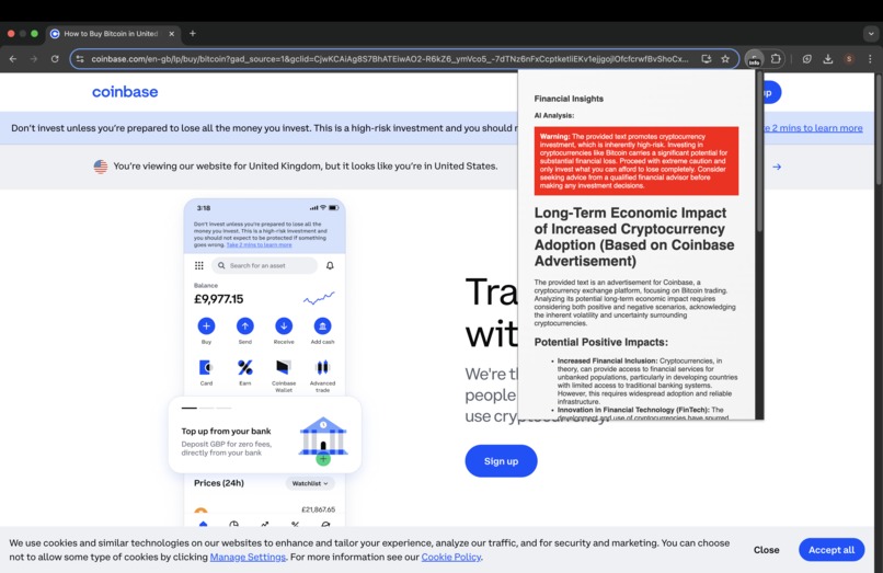 AI FinSights (AI Financial Insights) – screenshot 1
