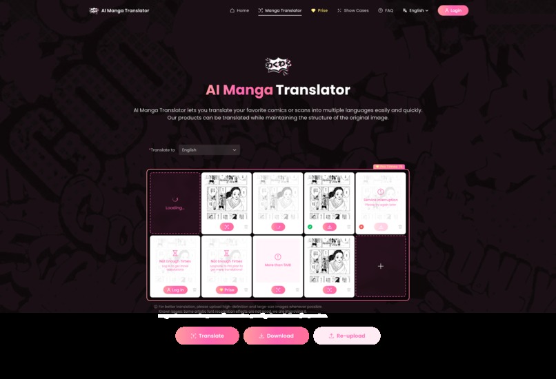 AI Manga Translator – screenshot 4