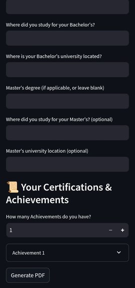 AI-Driven Resume Builder for Empowering Women – screenshot 5