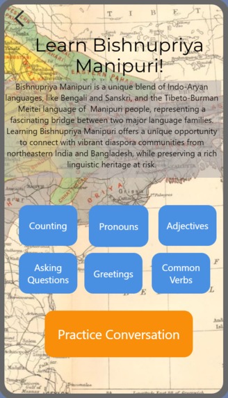 Endangered Voices, a learning app for endangered languages – screenshot 6
