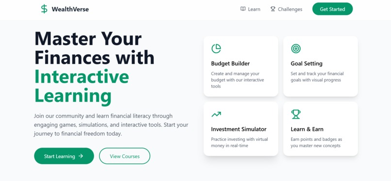 WealthVerse – screenshot 1