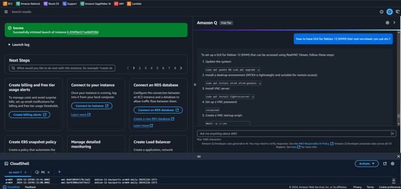 NeonDroids Cyberpunk Street Live AI-agents Amazon Q Devs – screenshot 8