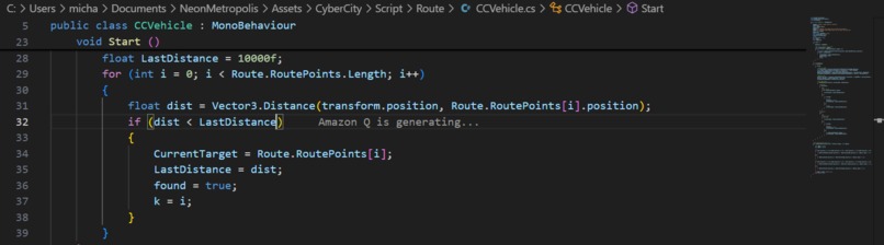 NeonDroids Cyberpunk Street Live AI-agents Amazon Q Devs – screenshot 10