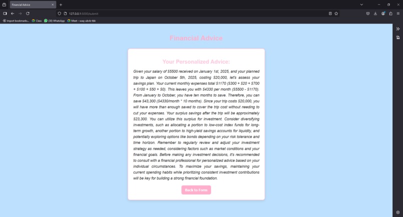 Personal Finance Advisor – screenshot 2
