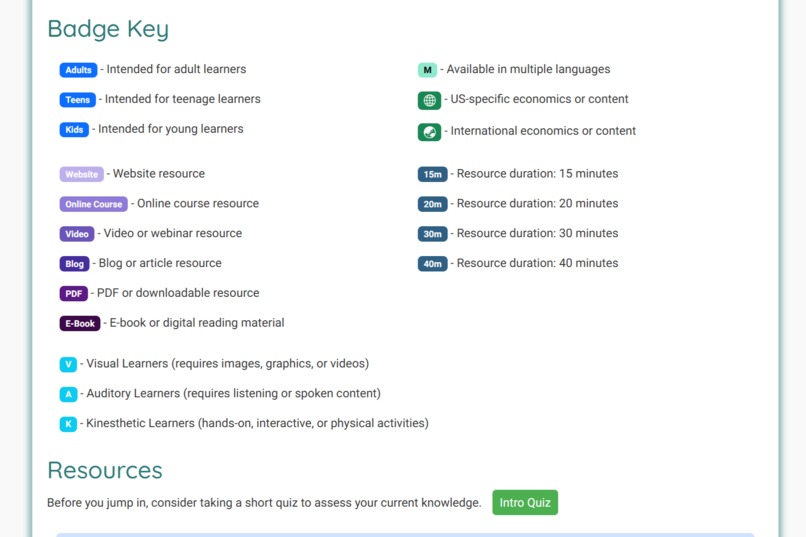 Zazi's Guide to Financial Literacy and Economics – screenshot 3