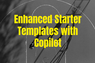 Enhanced starter templates with the help of copilot