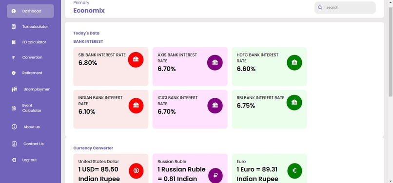 ECONOMIX – screenshot 1