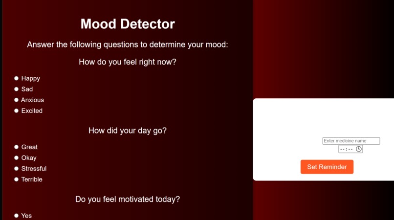 Mood & Med Tracker – screenshot 1