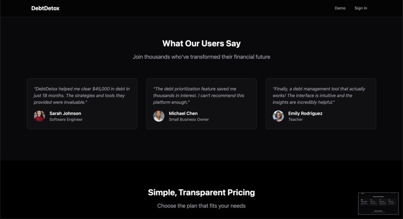 Debt Detox  – screenshot 2