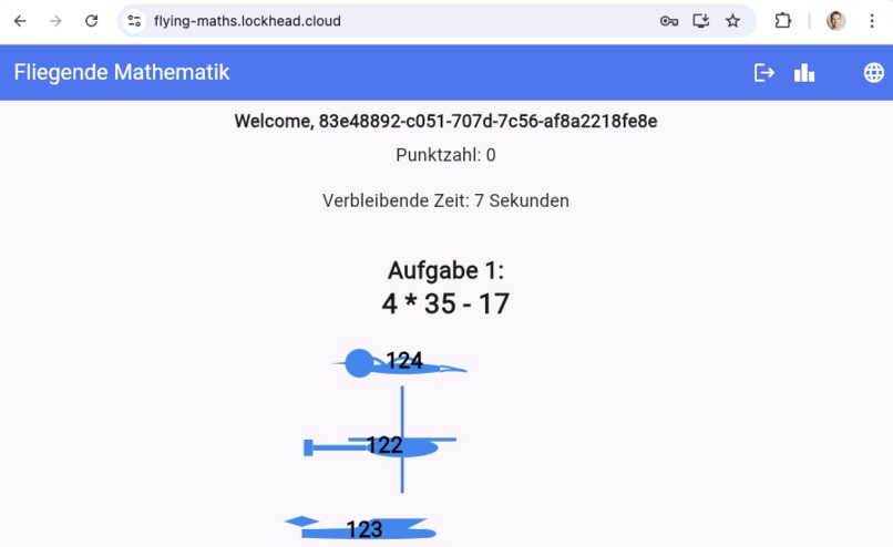 Flying Maths – screenshot 2