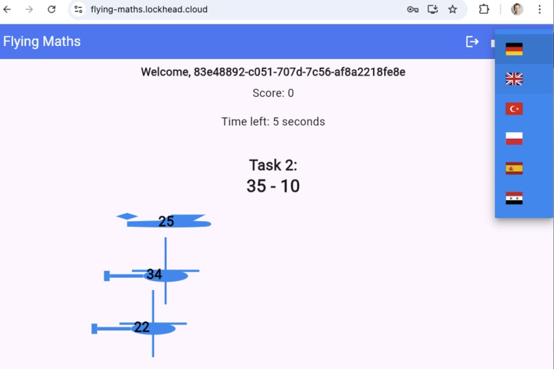 Flying Maths – screenshot 5