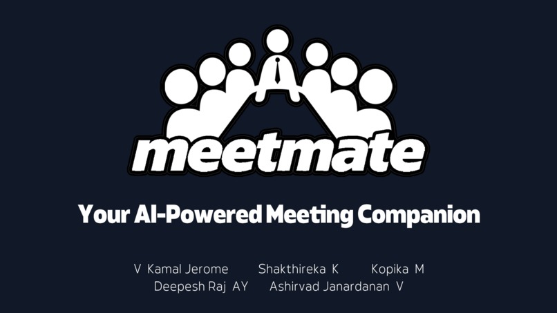 MeetMate: AI-powered virtual meeting assistant – screenshot 1