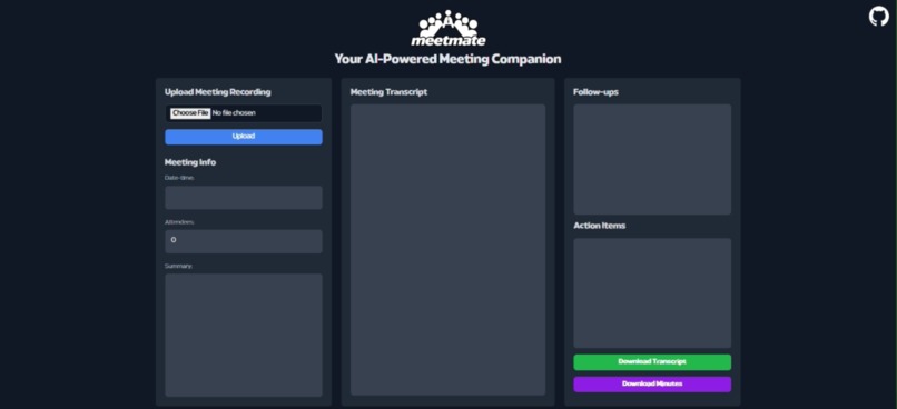 MeetMate: AI-powered virtual meeting assistant – screenshot 2