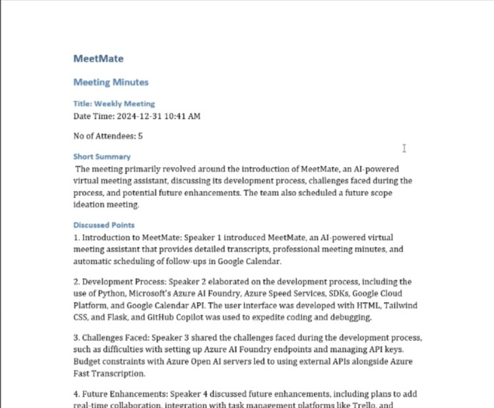 MeetMate: AI-powered virtual meeting assistant – screenshot 4