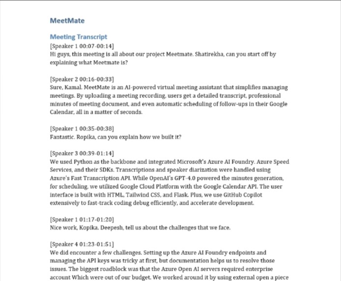 MeetMate: AI-powered virtual meeting assistant – screenshot 6